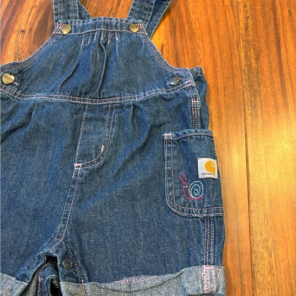 Carhartt denim embroidered overalls - Picture 4 of 7